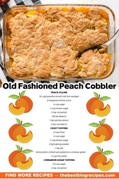 This Peach Cobbler Recipe is an easy and adaptable dessert that tastes delicious with fresh, frozen, and even canned fruit! It’s the perfect dessert for any occasion! Easy Homade Peach Cobbler, Betty Crocker Peach Cobbler, Mini Cobbler Recipes, Southern Style Peach Cobbler, Homemade Peach Cobbler Recipe, Vanilla Scones