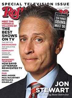 a man in a suit and tie is featured on the cover of rolling stone magazine