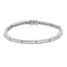 Part of our Heirloom Collection, this beautiful tennis bracelet features bars of white and baguette diamonds all the way around. Twisted Ring, Nature Ring, Baguette Diamonds, Twist Ring, Ring Minimalist, Minimalist Ring, Silver Rings Handmade, Minimalist Rings, Baguette Diamond