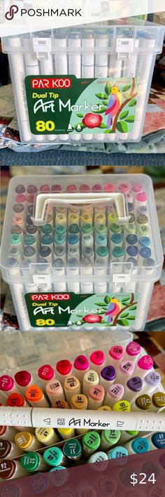 Parkoo Art Markers #1304 Parkoo Markers, Powerful Girl, Teaching Vocabulary, Art Markers, Marker Art, Nail Art Stickers, Candy Machine, Secret Santa, Art Room