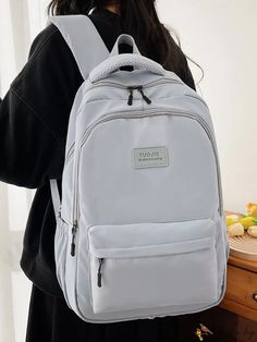 BirdinBag - Versatile Letter Graphic Backpack for Students: Perfect for College, High School, and Outdoor Activities School Bag For College, Middle School Backpack, Best Backpacks For School, Bag For College, Black School Bags, Stylish School Bags, School Bag College, Backpack Essentials, Aesthetic Backpack