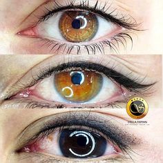 Smokey Eye Permanent Eyeliner, Permanent Top Eyeliner, Perminant Eyeliner, Eye Permanent Makeup Eyeliner, Smokey Permanent Eyeliner, Dusty Eyeliner Tattoo, Permanent Eyeliner Tattoo Ideas, Eye Lid Tattoos, Tattoo Eyeliner Styles