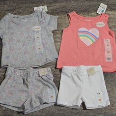 Nwt Garanimals Baby Shorts Bundle Size 6-9 Months Smoke And Pet Free Home Playful Short Set For Spring Playtime, Playful Short Diaper Cover For Playwear, White Casual Diaper Cover For Playwear, Casual White Diaper Cover For Playwear, Casual Cotton Diaper Cover For Playtime, Cute Cotton Short Set For Playtime, Casual Short Diaper Cover For Playtime, White Casual Diaper Cover For Spring, Cute Short Diaper Cover For Playtime