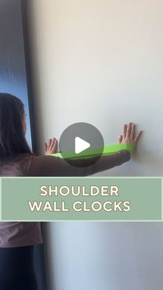 Dr. Lily Hicks | Virtual Physical Therapist on Instagram: "Shoulder Wall Clocks✨   Have you ever been told you need to strengthen your rotator cuff? OR is your shoulder feeling stiff or weak?   This exercise is for you!!   Having shoulder pain and looking for something to get the pain under control? Comment “shoulder help” to here from me on ways I can help!   #shoulderpain #shoulderworkout #rotatorcuffrehab #rotatorcuff #shoulderrehab #posture #upperbodyday" Arthritic Shoulder Exercises, Shoulder Strengthening Exercises, Theraputty Exercises, Looking For Something, Shoulder Pain, Physical Therapist