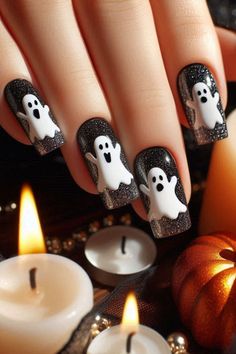 Get ready to spook with these red and black ghostly Halloween nails! 👻🔴 A perfect combination of eerie and elegant Halloween nail art. Ideal for a fun, festive look that's sure to impress. Discover more Halloween nail designs at nailhow.com. Save this pin for future inspiration!
#halloween #nails #fall #nailart #spooky #nailsofinstagram #love #beauty #halloweencostume #fashion #october #photography #hair #pumpkin #nailswag #autumn #nailsonfleek #trickortreat #style #art #beautifulnails Pedicure Art, Fingernail Art, Halloween Nails Easy, Sunflower Nails, Black Designs, Chic Halloween, Finger Nails