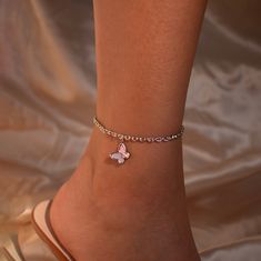 Flutter into your loved one's heart with our Silver Butterfly Anklet - a graceful symbol of love and freedom. This delicate ankle bracelet isn't just a gift; it's a heartfelt expression of gratitude, making it the perfect Mother's Day gift to adorn her with beauty and joy! #YOU MAY LIKE THIS Turquoise cube anklet https://www.etsy.com/listing/1720007911/turquoise-cube-anklet-for-mom-your flowers anklet cute colorful ankle bracelet https://www.etsy.com/listing/1693171828/flowers-anklet-cute-colorf Butterfly Anklet, Butterfly Charm, Anklet Jewelry, Body Jewellery, Ankle Bracelets, Jewelry Plate, Chain Lengths, Body Jewelry, Anklets