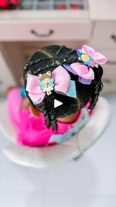 27K views · 8.8K reactions | Penteado lindo com laços @meninadelaco 🎀

Ib: @penteadosnatassialimaa 

#penteadoinfantil #mundorosa #maedemenina #penteados #penteadosinfantis #penteadosx | Alice 🌸 Alana | Por Jessica