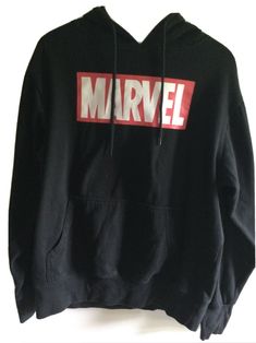 Marvel Hoodie Sweater. Size small Condition is "Pre-owned". Shipped with USPS Priority Mail. Small paint blemish on front. please look at pictures.. non smoker Cotton Crew Hoodie With Logo Print, Cotton Hoodie Sweatshirt With Logo Print, Marvel Stuff To Buy, Logo Print Cotton Hoodie Sweatshirt, Marvel Outfit Ideas, Marvel Sweater, Marvel Outfits, Marvel Items, Marvel Hoodie