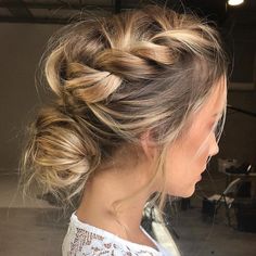 loose updos | pretty messy wedding updo hairstyle,updo hairstyle,messy wedding hairstyles for long hair Wedding Guest Hairstyles, Short Hairstyle, Wedding Hair And Makeup, Copic, Bridesmaid Hair, Hair Day