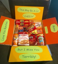 this may be a little cheesy but i miss you terriblely gift box