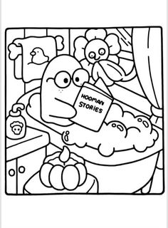 the simpsons coloring book is filled with cartoon characters