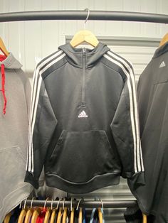 Vintage Adidas Essentials 3 Stripe Mens Black XS Hoodie | 90's - Vintage Style - Great Condition - Extra Small Size  📦Free Delivery (UK) & Same Day Dispatch      Approx 2-5 working days Transit  🌏Worldwide Dispatch (5-14Days) 📩message if any questions :) 90 Style, Adidas Vintage, Mens Hoodies, Black Xs, Vintage Adidas, Vintage Nike, Vintage Stil, Adidas Shoes, Style Vintage