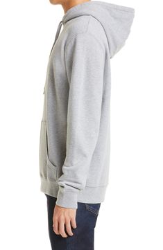 The renowned British label serves up long-lasting quality and comfort with this mélange hoodie crafted from supremely soft cotton French terry. Drawstring hood Kangaroo pocket 100% cotton Machine wash, dry flat Made in Portugal Men's Designer Clothing Heather Hoodie With Drawstring For Streetwear, Athletic Heather Hoodie With Drawstring For Loungewear, Heather Hooded Hoodie In Athleisure Style, Heather Grey Athleisure Hoodie With Adjustable Hood, Relaxed Fit Long Sleeve Hoodie In Athletic Heather, Athleisure Cotton Hoodie In Athletic Heather, Athletic Heather Cotton Hoodie For Loungewear, Heather Grey Hoodie With Drawstring And Relaxed Fit, Relaxed Fit Cotton Hoodie In Athletic Heather