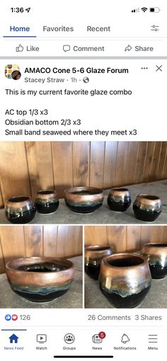 four pictures of different bowls on top of each other, with the caption above them