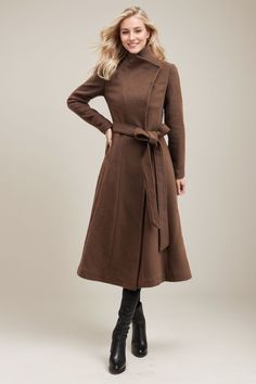 ★★ Welcome to my Ylistyle's shop！！！ Our brown long wool coat, Features a waist-cinching design to perfectly show off your figure. Wear it in autumn and winter to keep you warm and comfortable. It's a good fashion item. ★★FEATURES 50% wool, 50% fiber nylon polyester Polyester lining Two side pockets Belted coat Snap and belt closure Long coat Brown wool coat Autumn winter wool coat Dry clean ★★More color ★★ The model's height approx 170 cm (5′ 7″) with the 84 cm (33") bust, 66 cm (26") waist. She is wearing in size XS (US2) ★★ Please select custom order according to the follow situation Can't find your size Your height is over 175cm Your weight is over 75kg Request Length custom Request sleeve length ★★ Get your size in Size Chart with your body measurement https://www.etsy.com/listing/7940 Solid A-line Outerwear For Fall, Brown Long Wool Coat For Cold Weather, Chic A-line Wool Outerwear, Brown Long Wool Coat For Winter, A-line Outerwear For Winter Workwear, A-line Winter Workwear Outerwear, A-line Winter Outerwear For Work, Winter A-line Workwear Outerwear, A-line Wool Outerwear For Work