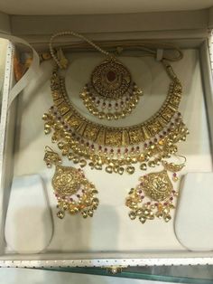 Jewellery Traditional, Wedding Jewelry Sets Bridal Jewellery, New Gold Jewellery Designs, Bridal Jewellery Design, Gold Necklace Indian