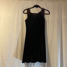 Tag Pulled Off But Plastic Still There. Never Worn Soft Velvet With Beautiful Trim Detail And Back. Chocolate Brown Formal A-line Mini Dress With Lace Trim, Scott Mcclintock Dress, Vintage Velvet Dress, Vintage Velvet, Trim Detail, Soft Velvet, Velvet Dress, Chocolate Brown, Colorful Dresses