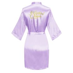 PRICES MAY VARY. ♥SMALL-MEDIUM: Bust :46.5", Length:35.4", Sleeves Length:9.8" ♥LARGE-X-LARGE: Bust :52.8", Length:36.2", Sleeves Length:11.4" ♥ SILKY FABRIC: These Satin Robes are Made of 100% Silky Polyester ♥ CLASSIC DESIGN: These Kimono Robes are Short Length, Sexy V Neck Design, 3/4 Sleeves, 2 Inner Tie and 1 Detachable Belt, With "Birthday Queen"/"Birthday Squad" gold glittering graphic on the back ♥ HAPPY BIRTHDAY: Great Gift For Women Birthday Spa Party Spa Party Robes, Satin Robes, Party Queen, Woman Birthday Party, Queen Birthday, Kimono Robes, Birthday Queen, Great Gifts For Women, Spa Party