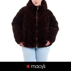 in stock Faux Fur Hooded Coat, Hooded Faux, Plus Size Coats, Faux Fur Coat, Plus Size Outfits, Fur Coat, Faux Fur, Pick Up, In Store