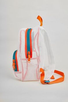 A great sporty style as a daily bag, beach buddy, or festival companion. This small backpack features a large front pocket with double zipper pull and main compartment. Super soft adjustable top loop & webbing. Content + Care Tear resistant 100% vinyl coated mesh Spot Clean Made in USA Size 13" height x 10" width x 4.5" main pocket depth, 1 lb 6" deep including front pocket | Mokuyobi Mesh Mini Backpack in Alpine, Men's at Urban Outfitters Tas Denim, Maternity Nightwear, Stocking Fillers For Him, Corporate Chic, Daily Bag, Stocking Fillers For Her, Bag Collection, Small Backpack, Mesh Bag