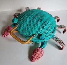 Find many great new & used options and get the best deals for Kate Spade Wicker Crab Novelty Animal Handbag Purse. Splash Out Crab . at the best online prices at eBay! Free shipping for many products! Novelty Purses, Embellished Bags, Vintage Kate Spade, Animal Bag, Unique Purses, Favorite Handbags, Stylish Handbags, Storage Bags, Handbag Purse