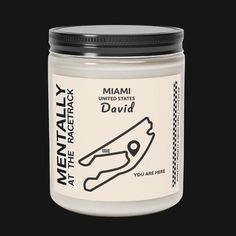 Bring a smile to the face of a loved one with our personalized candle label. Add the name of a Dad, Brother, Uncle, Boyfriend, or perhaps a female in your family who loves to watch F1. Visit our store and search by track name to see all the 2024 Racing Season Grand Prix Tracks. Simply enter the name of your loved one in the personalization field on the form and we'll do the rest!  Of course, you can also customise your scent of your candle. Choose from long-lasting luxury scents of classic vanil Luxury Scents, F1 Merch, Watch F1, Candle Label, Personalized Candle, Candle Labels, Personalized Candles, Glass Containers, Candle Containers