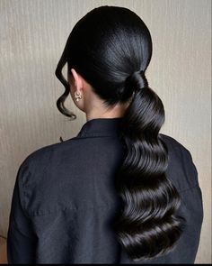 Ponytail Bridal Hair, Hairstyles Balayage, Black Hair Updo Hairstyles, Pretty Braids, Guest Hair, Black Ponytail Hairstyles, Bridal Hair Updo, Hair Advice, Desi Wedding