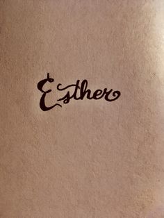 an image of the word ether written in cursive writing on a piece of paper