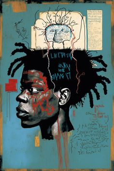 a drawing of a man with dreadlocks on his head and the words truth was it same