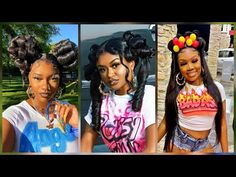 90s Women Hairstyles, 90s Freaknik Hairstyles, 90s Party Hairstyles, 90s Hairstyles For Black Women Natural, 90s Black Hairstyles, Black Hairstyles Curly, Freaknik Hairstyles, Hairstyles From The 90s, Freaknik 90s Outfit