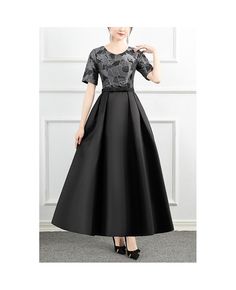 Get 10% off now! Buy Modest Pleated Tea Length Women Party Dress With Short Sleeves at cheap price online. Free stable shipping and pro custom service since 2009. Party Dresses Short, Women Party Dress, Engagement Party Dresses, Garden Party Dress, Dress With Short Sleeves, Party Dress Short, Women Party, Style Dresses, Formal Party