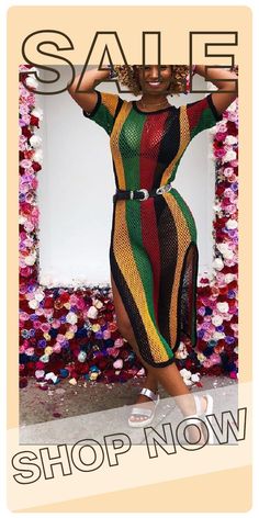 Blending Sexy O neck Cap Sleeve Short Sleeve Sheath Mid Calf Dresses Fitted Knee-length Crochet Dress For Vacation, Multicolor Short Sleeve V-neck Dress For Vacation, Jamaican Trip, Casual Fitted Multicolor Crochet Dress, Multicolor V-neck Crochet Dress, Multicolor Fitted Crochet Dress, Casual Style, Elegant Clothing, Midas Touch, Crochet Crop Top Pattern