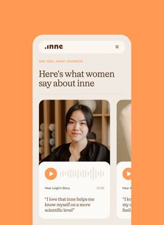 an iphone screen with the text here's what women say about time