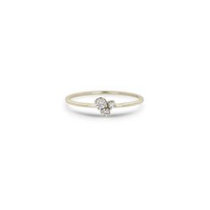 14k gold small mixed size prong set diamond trio ring SPECIFICS • band is approx. 1mm wide• diamond trio is approx. 5.5mm across• round diamonds are approx. 1.7mm, 2mm, & 2.4mm• white diamonds .10 ctw***Need a size not listed? Please email direct@zoechicco.com to submit your request, and we'll do our best to accommodate. We recommend you visit your local jeweler to get a professional measurement or order our complimentary ring sizer (US residents only) to determine your correct size. Trio Ring, Ring Sizer, Ring Size Guide, Dainty Ring, White Diamonds, 14kt Gold, Bracelet Sizes, Signature Style, Diamond White