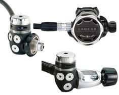 three different types of fishing reels and spoolers are shown in this image