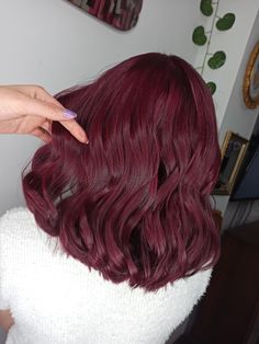 Hear Color, Hear Ideas, Cherry Red Hair, Cherry Hair, Black Ponytail Hairstyles, Color Dream, Hair Color Auburn, 10k Followers