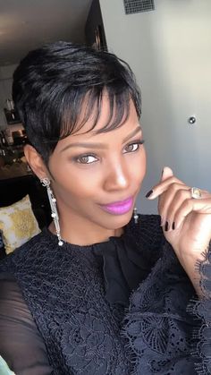 Black Short Pixie Cut Wigs With Bangs Daily New Human Hair No lace Soft Omber | eBay Tony Braxton Short Hair, Tony Braxton, Short Pixie Cut Wigs, Short Relaxed Hairstyles, Black Hair Short Cuts, Black Wigs, Short Haircut Styles, Short Sassy Hair, Pixie Hair