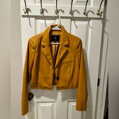 Women’s 7 For All Mankind Cropped Faux Leather Jacket. Never Worn! Size S. Super Cute! Versatile Camel Brown. Smoke Free Home. Cropped Faux Leather Jacket, Faux Leather Jacket, Faux Leather Jackets, For All Mankind, 7 For All Mankind, Camel, Faux Leather, Jackets & Coats, Jackets For Women