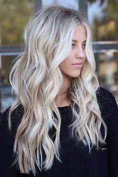 Chignon Simple, Bronde Balayage, Hairstyles Trendy, Blonde Hair Looks, Makeup Hacks, Platinum Blonde Hair, Brown Blonde Hair, Ombre Hair Color, Long Blonde