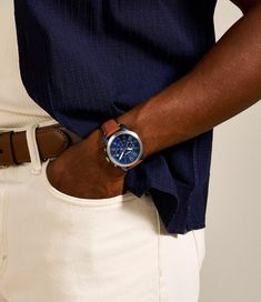 Product Description: Built to outlast fleeting trends, our refined Fossil Grant is a superlative investment fit for any occasion. This timeless chronograph gets refreshed for the season with a handsome blue dial, silver-tone topring, white hands and light brown leather strap. (Two Years Warranty) Brown Leather Watch, Light Brown Leather, White Hands, Brown Leather Strap, Chronograph Watch, Chronograph, Light Brown, Leather Watch, Fossil