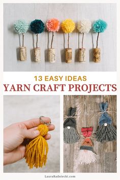 yarn craft projects that are easy and fun to do with the kids in your life