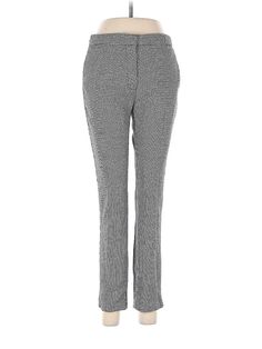 Zara Dress Pants Size: Medium Gray Bottoms - used. 65% POLYESTER, 35% VISCOSE, Cropped, Houndstooth, Mid/Reg Rise | Zara Dress Pants - Mid/Reg Rise: Gray Bottoms - Size Medium Gray Dress Pants, Grey Dress Pants, Zara Dress, Zara Dresses, Gray Dress, Dress Pants, Womens Bottoms, Women Handbags, Zara