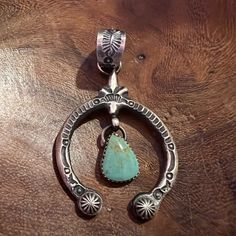 Sterling Silver Stamped Naja With Turquoise Pendulum Native Jewelry, Jewelry Sterling Silver, Womens Jewelry Necklace, Sterling Silver Jewelry, Jewelry Necklaces, Stamp, Necklaces, Women Jewelry, Turquoise