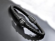 ⚙️ Elevate your style with this rugged yet refined Custom Stainless Steel Leather Bracelet. Featuring a durable stainless steel plate perfect for engraving names, dates, or special messages, paired with a sleek and comfortable leather band, this bracelet combines modern design with a timeless appeal. Ideal for both men and women, it's the perfect personalized accessory for daily wear or special occasions. 🌟 🔗 Custom stainless steel plate - personalized engraving 🖤 Sleek leather band - stylish and comfortable 🎁 Perfect gift for him or her - modern and meaningful 🌟 Versatile for casual wear or formal looks Add a personal touch to your style with this custom leather and steel bracelet! ⚙️ Gift Stainless Steel Leather Bracelet, Modern Stainless Steel Bracelet With Leather Strap, Modern Personalized Black Leather Bracelet, Father's Day Adjustable Leather And Stainless Steel Bracelet, Masculine Black Leather Bracelet With Stainless Steel, Stainless Steel Plate, Steel Bracelet, Perfect Gift For Him, Wedding Jewelry Bracelets