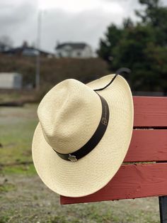 Ocean Western is a Southern-inspired Panama hat made for the long haul. It features a 3 ½” stiffened brim with raised edges and a wire to hold its shape. Handwoven from 100% Toquilla straw and finished with a handcrafted leather hatband, teardrop pinched crown and a sea turtle pin for details. The Ocean Western Panama hat was created with the purpose of donating 5% of each Ocean Western sold to the Sea Turtle Conservancy, the world’s oldest sea turtle research and conservation group that carries Straw Hat Bands With Short Brim For Rodeo, Rigid Curved Brim Hat For Western-themed Events, Rigid Hat With Curved Brim For Western-themed Events, Fitted Panama Hat For Western-themed Events, Fitted Sun Hat For Kentucky Derby At Ranch, Straw Panama Hat With Curved Brim, Fitted Sun Hat For Kentucky Derby, Country Style Straw Brimmed Hats, Country Style Toquilla Straw Sun Hat With Flat Brim