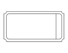 a line drawing of a rectangle shaped object with one corner missing from the top