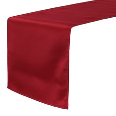 14 x 108 inch L'amour Satin Table Runner Dark Red - Bridal Tablecloth Satin Table Runner, Banquet Table, Wedding Tablecloths, Restaurant Table, Chair Sashes, Table Runners Wedding, Red Table, Wedding Reception Tables, Banquet Tables