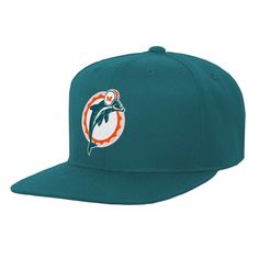 Give your young Miami Dolphins fan a look that's chock-full of team spirit by grabbing them this Gridiron Classics Ground hat. This Mitchell & Ness snapback features bold embroidered Miami Dolphins graphics on the front panels and a structured fit that offers a comfortable wear every time. Your kiddo will love sporting this street-ready lid and getting fired up for their favorites time and time again. Young Miami, Miami Dolphins Hat, Nfl Miami Dolphins, Getting Fired, Boys Accessories, Miami Dolphins, Kids Hats, Mitchell & Ness, Team Spirit