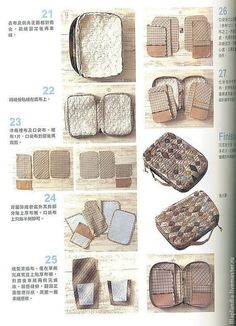 an advertisement for luggage with instructions on how to fold them up and put them in bags