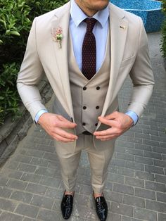 Best Groom Suits, Vintage Wedding Suits, Mens Fashion Suits Formal, Mens Wedding Suits, Grooms Men, Suit For Wedding, Pant Trouser